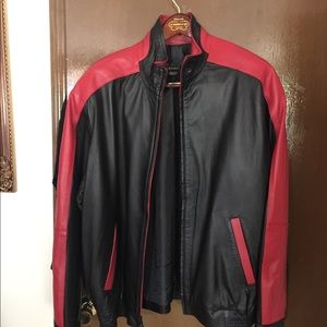 St croix men’s leather jacket.  Size 44